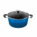 The Rock By Starfrit The Rock One Pot 7.2-Qt. Stock Pot with Vented Lid 030364-002-BLUE